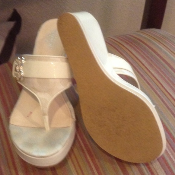 Coach white wedge heels - Picture 2 of 3